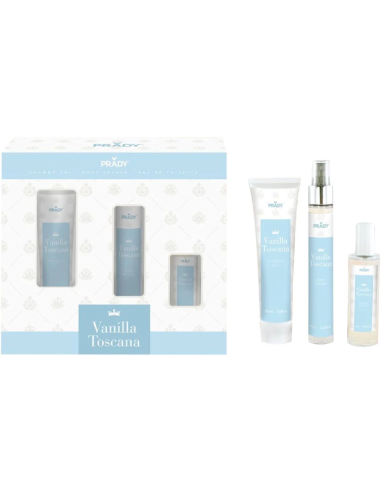 Estuche Prady Vainilla Toscana 3 productos | Regalo aroma vainilla
