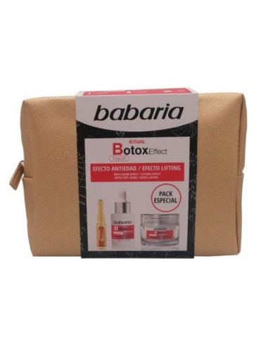 Neceser Babaria Botox crema ampolla sérum | Pack anti-edad facial