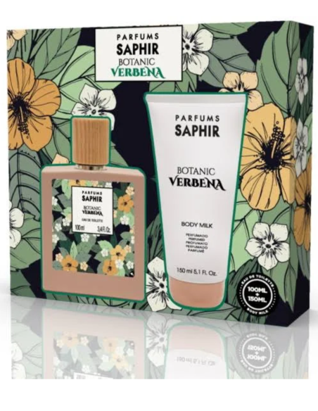 Estuche Saphir Botanic Verbena 100 ml + body milk | Regalo fresco