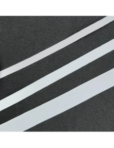 Elástico blanco plano por metros | Varias medidas para costura