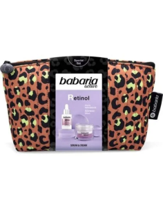 Babaria Active Set Retinol sérum y crema | Neceser animal print