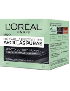 L'Oréal Mascarilla Detox Arcillas Puras + Carbón | Skin Expert