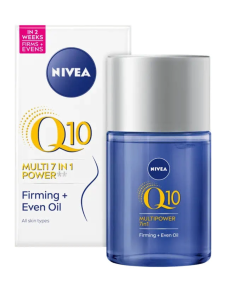 Nivea Q10 Multipower 7 en 1 | Aceite reafirmante antiestrías