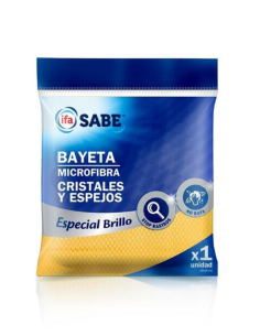 Bayeta Sabe Microfibra Cristales y Espejos