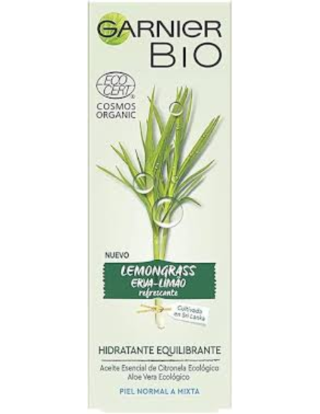 Garnier Bio Lemongrass aceite hidratante | Piel normal y mixta