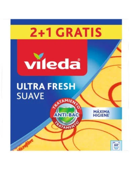 Bayeta Vileda Ultra Fresh Amarilla 2+1