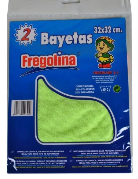 Bayeta Fregolina Multi-Microfibra Pack 2 Unidades