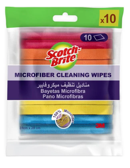 Bayetas Scotch-Brite Microfibra Pack 10 Unidades