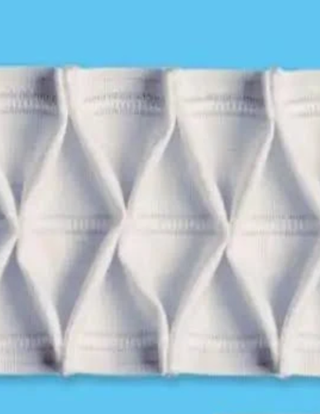 Cinta fruncidora nido de abeja blanca por metros para cortinas