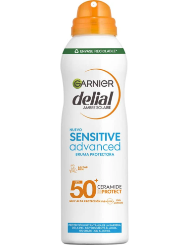 Garnier Delial Bruma Spray SPF 50+ rostro y cuerpo