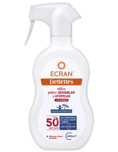 Denenes Ecran Spray niños 270 ml | Pieles atópicas y sensibles