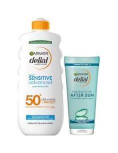 Garnier Delial SPF 50+ Ceramide pack regalo | After Sun incluido