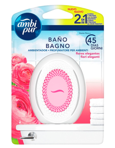 Ambipur Febreze Baño Click | Ambientador para Baño de Larga Duración