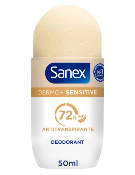 Sanex Desodorante Spray, Roll On o Barra – Piel Sensible, Dermo y Extra Control