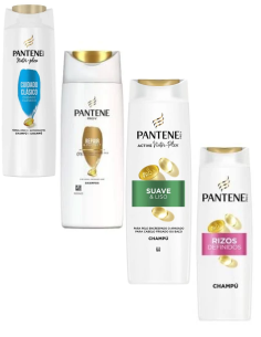 Pantene champú 325 ml para distintos tipos de cabello