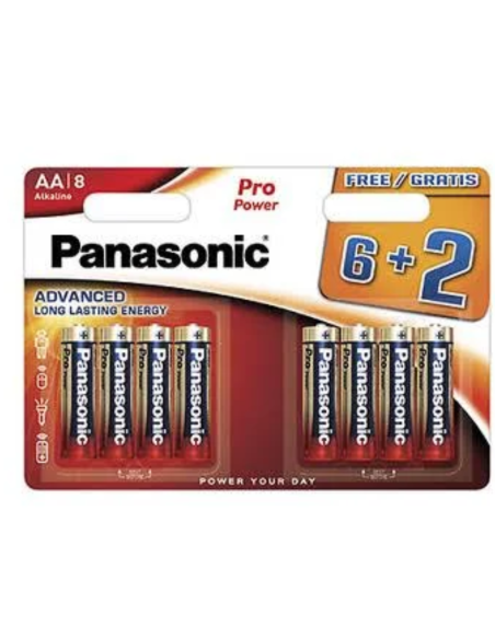 Panasonic Pilas AA Oferta Pack 8 Unidades