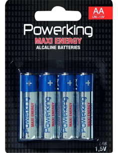 Pilas Power King AA pack 4 unidades