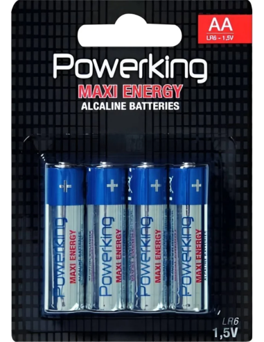 Pilas Power King AA pack 4 unidades
