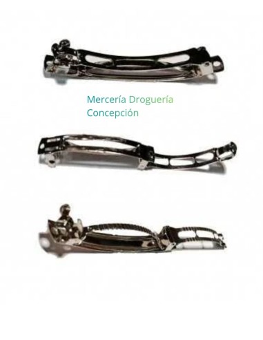 Pasador metálico pelo 5 cm base para decorar