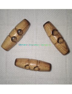 Botón de madera Trenka 3 cm