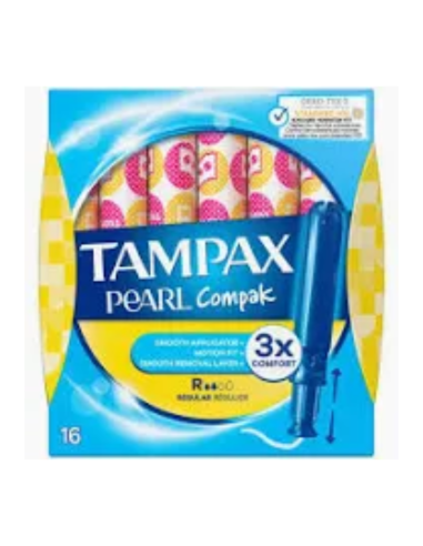 Tampax Compak Pearl Protección y Comodidad