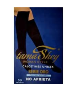 Calcetín Media Unisex Negro 50 den Pack de 2 – Confort y resistencia