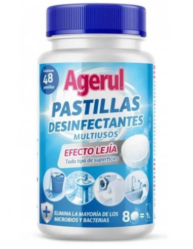 Pastillas Higienizantes Agerul 48 unidades – Limpieza eficaz