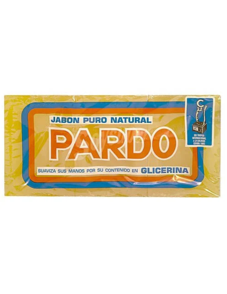 Jabón Pardo Natural Pack de 2 – Limpieza tradicional y eficaz