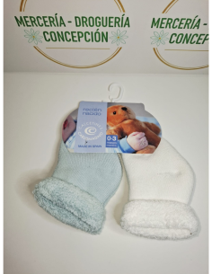 Calcetín Carlomagno Bebé 0-3 Meses Interior Rizo Corto