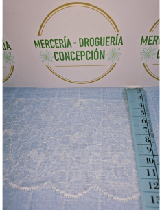 Encaje Nylon Blanco 11 cm