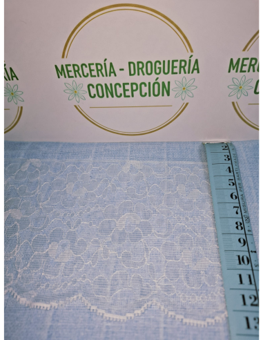 Encaje Nylon Blanco 11 cm