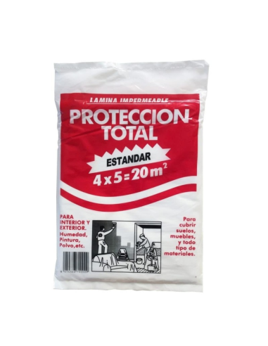 Plástico Cubrir Muebles 4x5 m