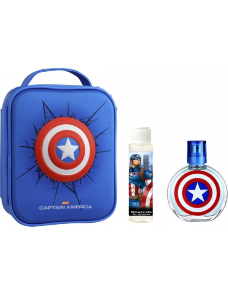 Mochila Capitán América Colonia y Gel Infantil