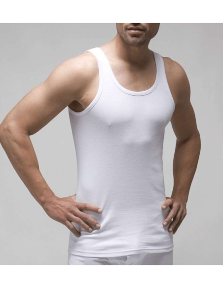 Camiseta Interior Tiranta Caballero Rapife Blanca