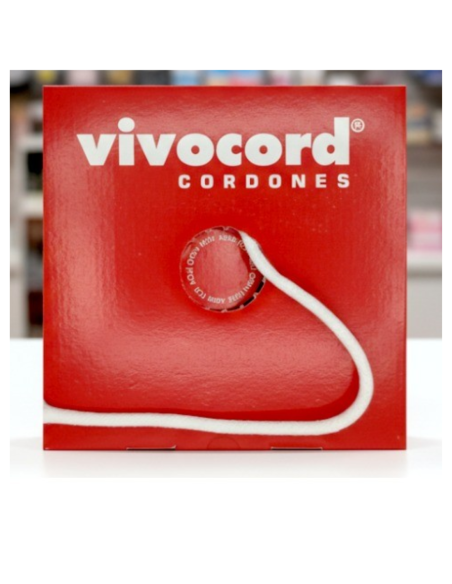 Cordón Algodón Blanco Vivocord por Metros