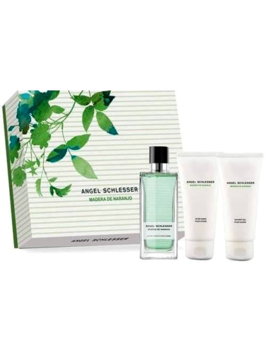 Estuche Ángel Schlesser Madera de Naranjo | EDT + Bálsamo + Gel