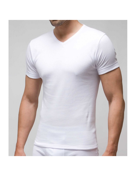 Camiseta Interior Rapife Manga Corta Cuello Pico
