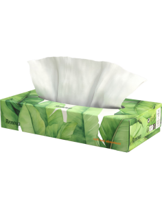 Caja de Pañuelos Tissue Facial Renova 80 Unidades – Suaves y resistentes