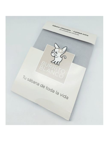 Sábana Bajera Ajustable Burrito Blanco 100% Algodón – Diferentes tamaños