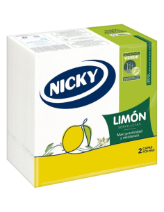 Servilletas Niki Limón – Servilletas de papel resistentes y decorativas