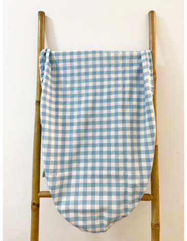 Funda Tabla de Plancha Secaneta Vichy Celeste 140x52 cm – Resistente y ajustable