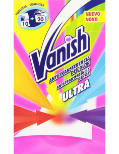 Toallitas Antitransferencia Vanish – Protector de Colores Lavadora