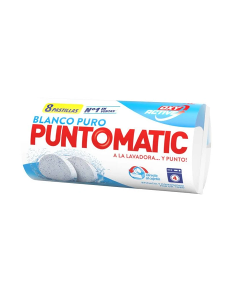 Detergente Puntomatic en Pastillas – Ropa Blanca o Color