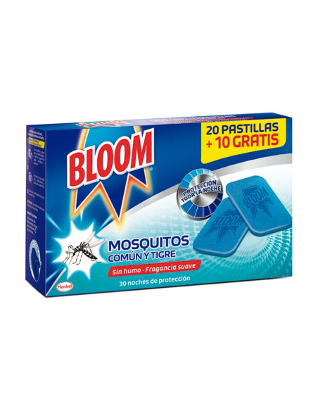 Pastillas Antimosquitos Bloom 30 Unidades – Recambio Difusor