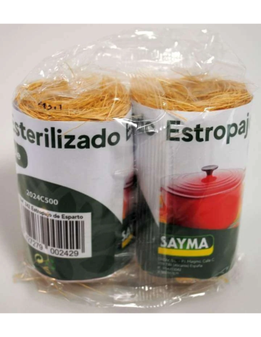 Estropajo de Esparto Sayma Pack de 2 – Ecológico y Biodegradable
