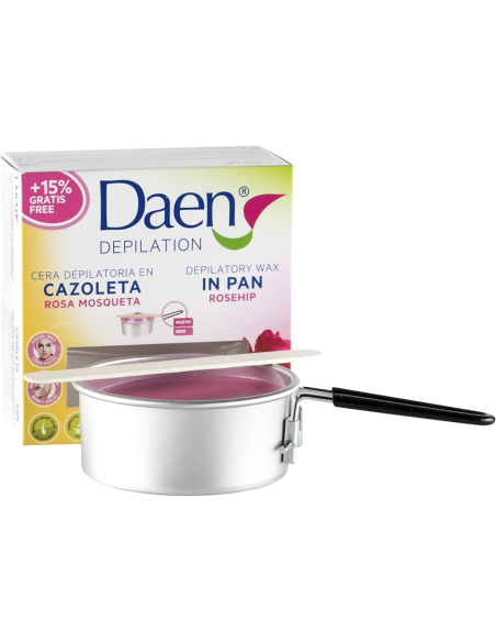 Cera Depilatoria en Cazoleta Rosa Mosqueta Daen – Suave y Eficaz