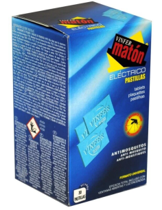 Vinfer-Matón Pastillas Antimosquitos 30 Unidades Recambio Eléctrico