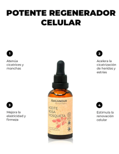 Aceite de Rosa Mosqueta Arganour 50 ml | Regenerador Facial 2