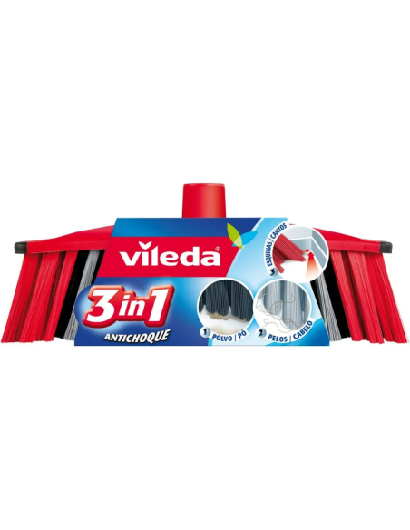 Escoba Vileda Triple Acción | Limpieza Completa Hogar