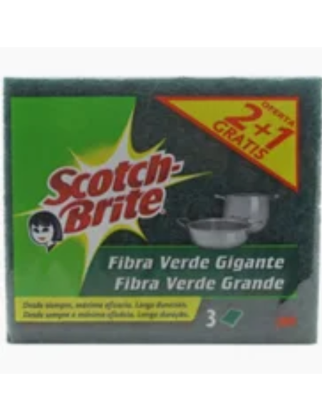 Estropajo Scotch-Brite Gigante Pack 3 | Limpieza Potente